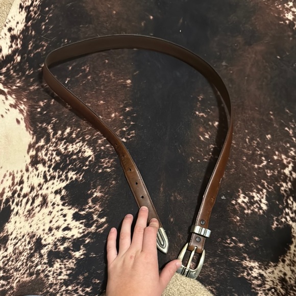 Accessories - Genuine leather size 36 western belt vintage